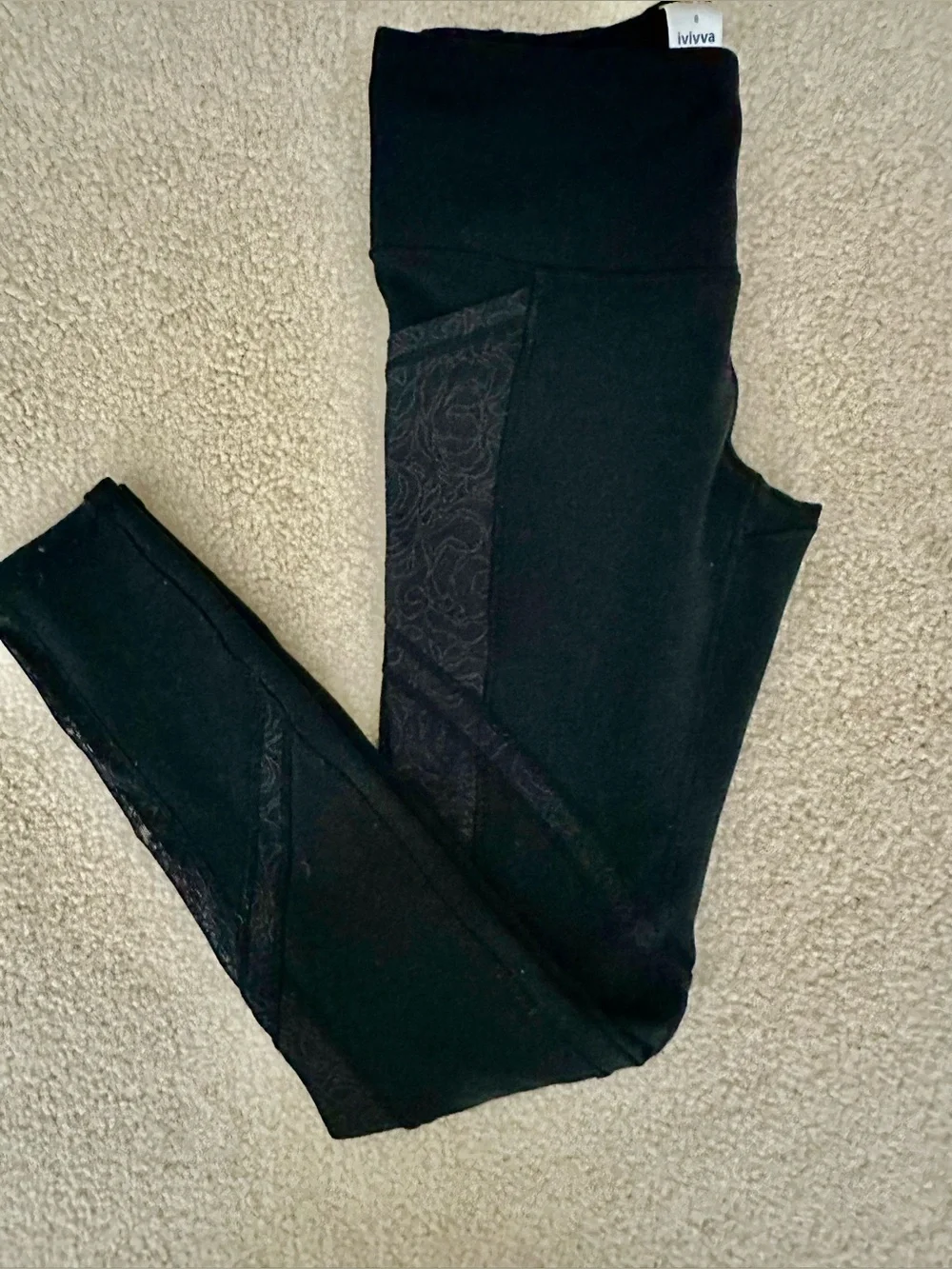 Ivivva By Lululemon, Leggings, Black Size 8 Good Pre-Owned Condition